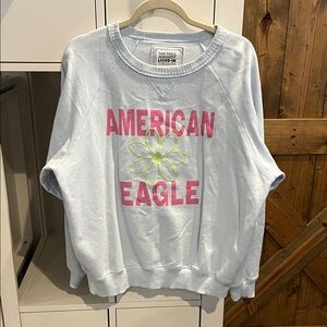 American Eagle Soft Blue Crewneck